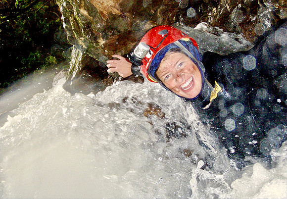 Waitomo cave explorations.