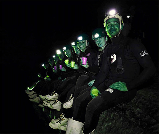 Waitomo glow worm crew.