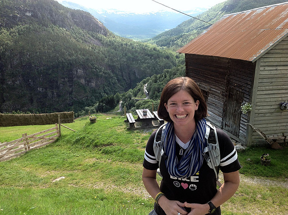 Norway hiking smiles.