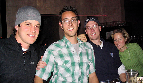 Pete, Aaron, David and Kelly