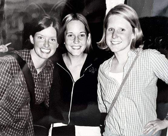 College roomie Amy Polk, visited during her time studying abroad in nearby Dijon.