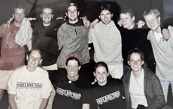 Flag football Saturdays in front of Les Invalides in the early days. 2001