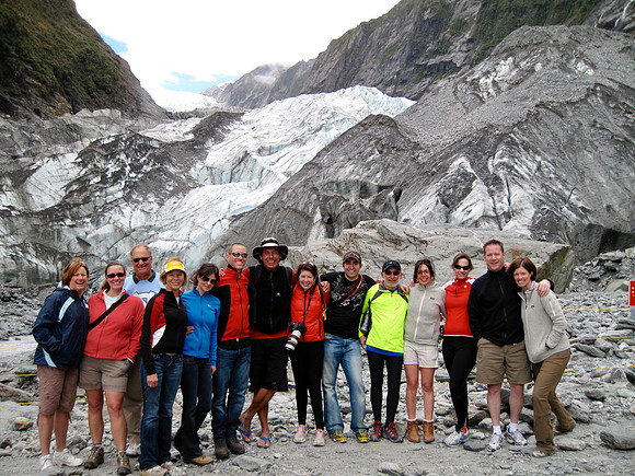 New Zealand Biking taking in the Franz Josef Glacier.