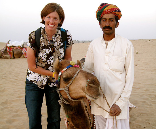 At times, we traded bikes for camels.