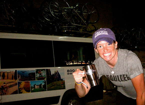 Coffee and ready to go lead the Tour de France trip in the French and Spanish Pyrenees!
