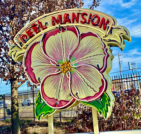 Todd Sanders' Peel Mansion neon.