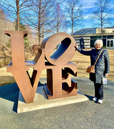 I loved the chance to host my mom in my new hometown of Bentonville.