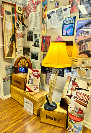 An ode to Christmas Story at the Daisy Air Gun Museum.
