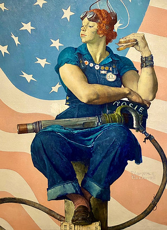 Possibly the most famous inhabitant of Crystal Bridges. Rockwell's Rosie.