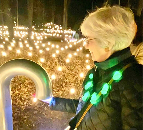 The outdoor art installation of Night Forest was pure magic and such fun.