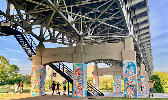 The Art Court along the Trinity Trails.