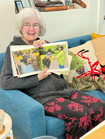 Love you, Mom. Here's your official book from our Ireland trip to honor Dad.