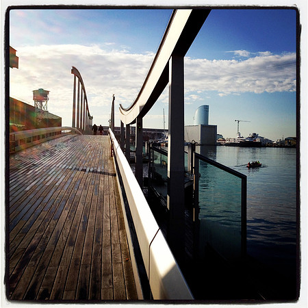Waterfront jog the second morning. Headed to the Pyrenees for work today.