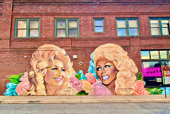 Dolly and Rupaul. Thank you Asheville.