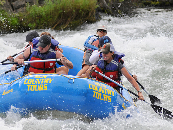Oregon Paddling. Clearly having a blast.